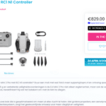 Голландский магазин раскрыл все характеристики дрона DJI Mini 3