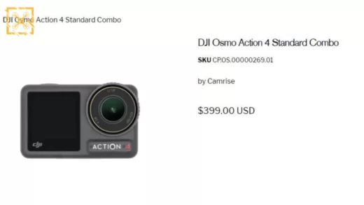 Камера DJI Osmo Action 4: Обзор цены и комплектации
